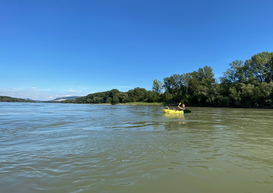 Donau im Packraft