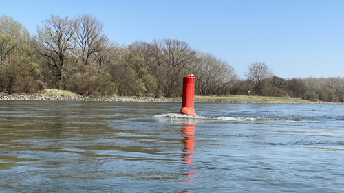 Rote Boje Donau