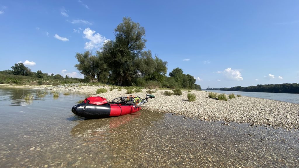 Bikerafting auf der Donau